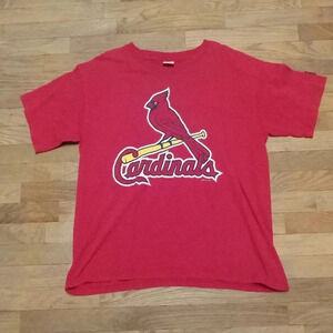 Vintage St. Louis Cardinals Shirt Mark McGwire Starter 90s Ron Gant Auto Large